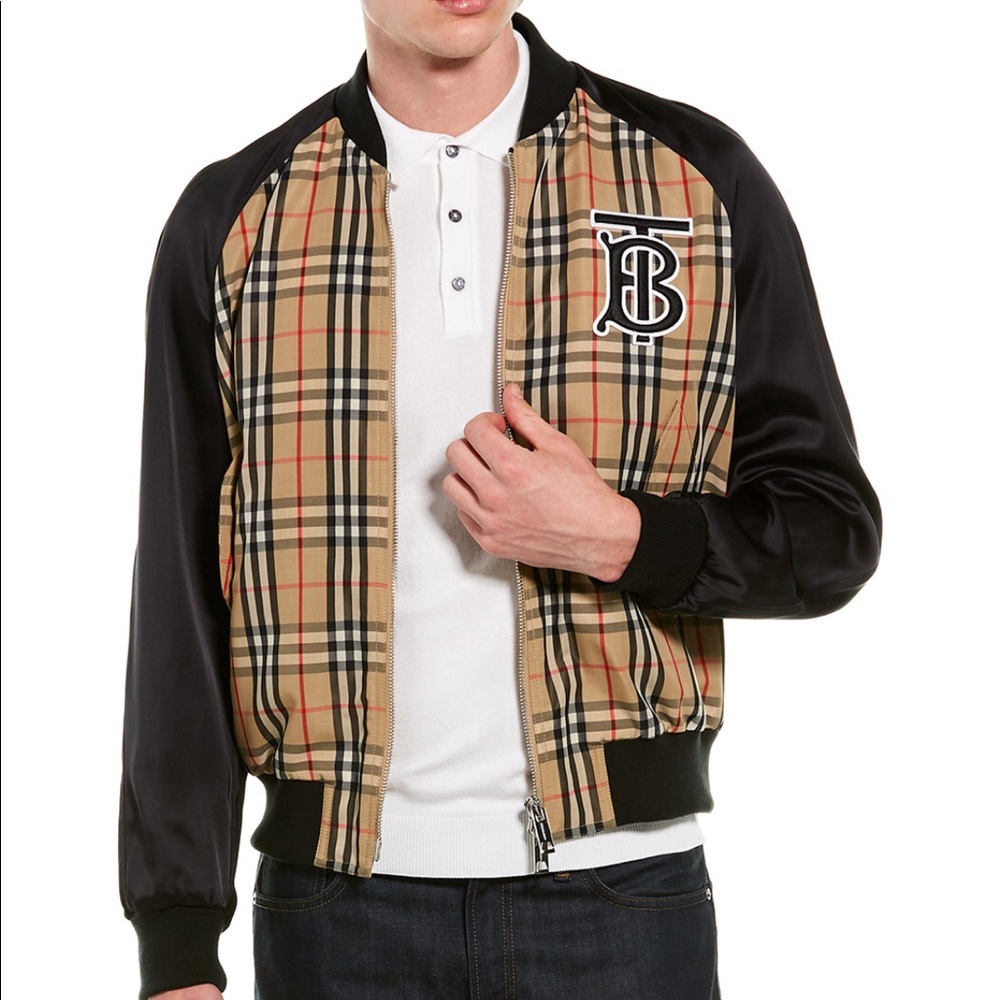 Burberry Vintage Check Monogram Bomber